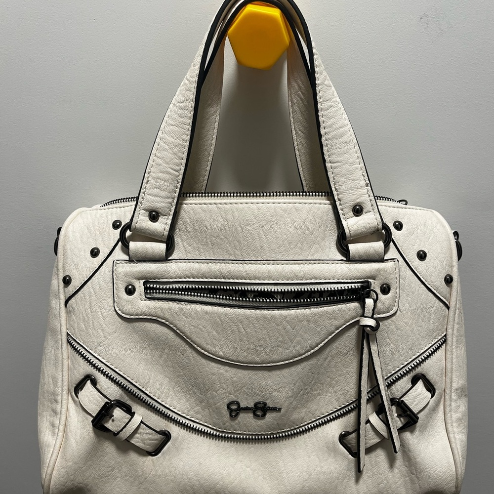 Jessica Simpson White Shoulder Bag